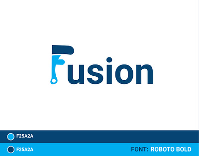 Fusion Logo Design-( unused) best logo brand identity branding graphic design