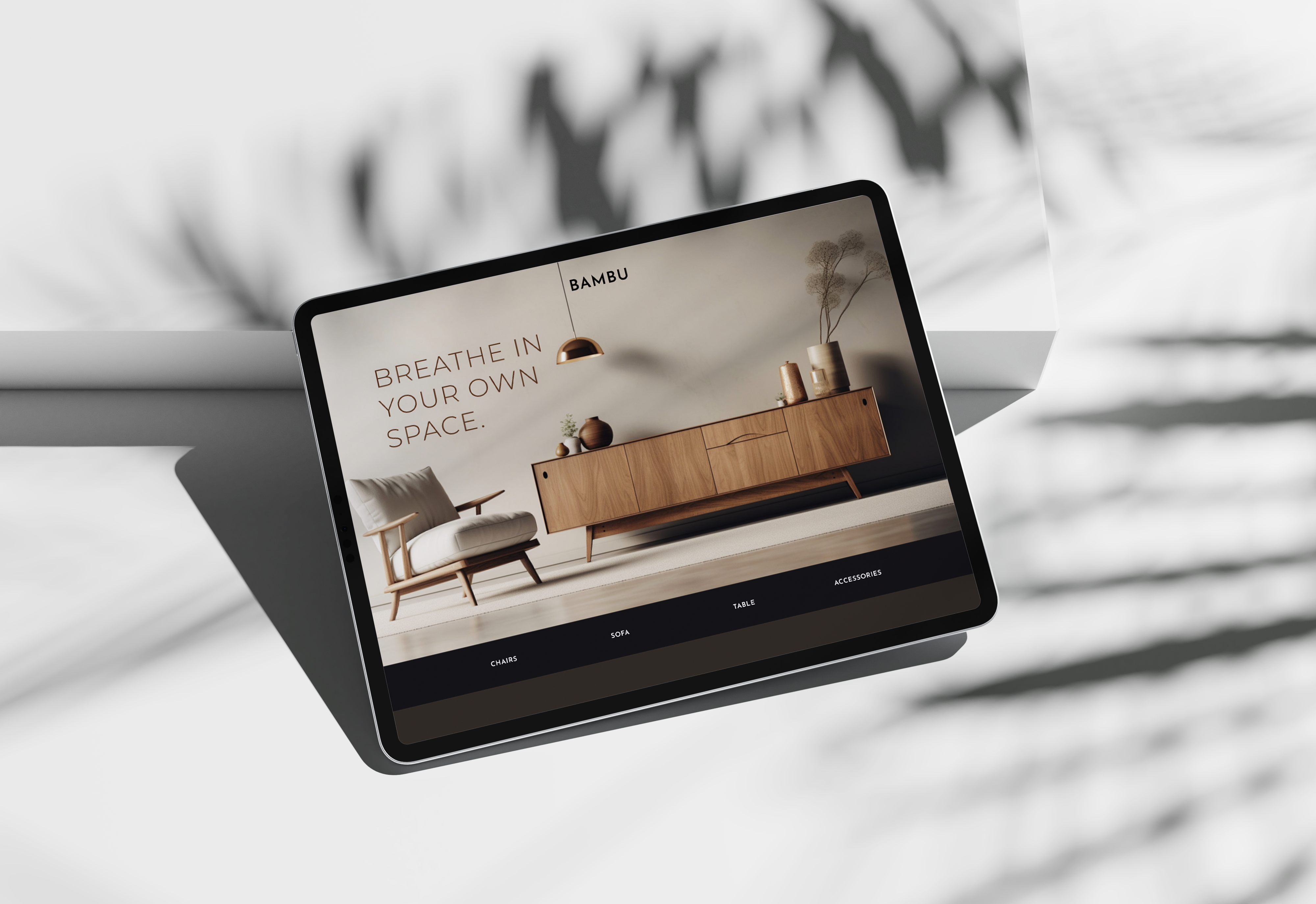 Lean Website Design for Luxury Furniture Brand branding branding identity design furniture ui design uiux ux design website website design