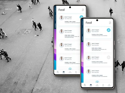 Social feeds page - redesign ui