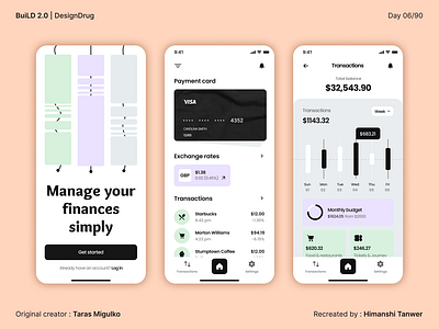 06/90 | Banking app app banking app design mobile app ui ux