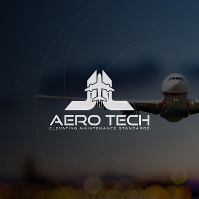 Aero Tech- Airplane Service logo abstract agency logo air airplane logo airplane service logo brand identity business logo company logo corporate logo illustration jl logo letter j logo letter l logo minimal tech logo vintage