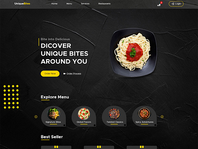 Food responsive website design adobe xd figma food landing page food web food website food website design graphic design landing page landing page design landing page ideas responsice design responsive landing page responsive web responsive website ui uiux web website website design website design ideas