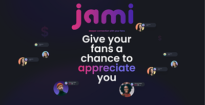 Jami : Monetization & Link Sharing Platform dark design graphic design light minimalistic theme ui ux web