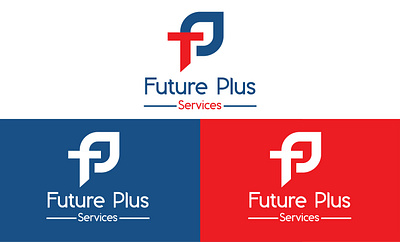 Future Plus Logo branding design fp letter logo fp logo design graphic design letter logo logo logo deisgn medical logo typography