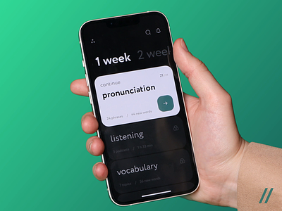 Language Learning Mobile App (iOS, Android) android animation app branding dashboard design duolingo illustration ios language learning app languages logo mobile motion mvp online purrweb startup ui ux