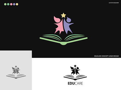 EDUCARE CONCEPT - LOGO DESIGN best logo brand identity branding creative design educare logo logo logo design vect plus