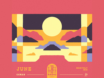 Monthly Mix: June album art arizona cactus country radio clouds cosmic desertwave desert june landscape monthly mix music playlist spotify sun western