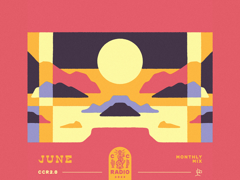 Monthly Mix: June album art arizona cactus country radio clouds cosmic desertwave desert june landscape monthly mix music playlist spotify sun western