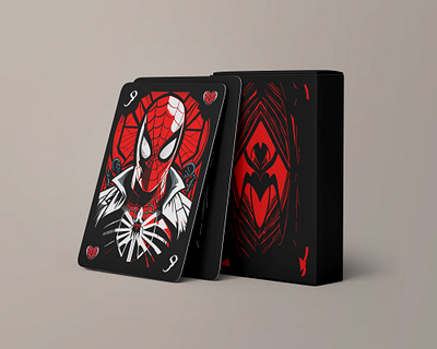 SPIDER DECK (9) adobe art branding creative custom custom deck deck design game graphic design illustration marvel spider spiderman style ukraine vector