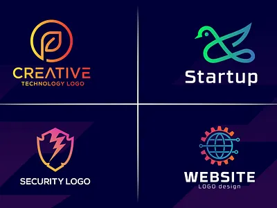 Technology Startup Security and Website logo design ai app logo branding business logo crypto cyber graphic design icon letter logo logo maker modern logo security startup symbol tech techno technology logo token logo website