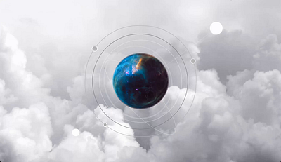 Celestial Motion Design 3d animation design graphic design motion graphics planets space ui