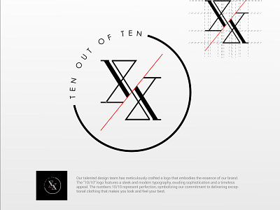 Clothing Logo (TEN OUT OF TEN) 10outof10 clothinglogo design designreveal embraceyourstyle expressyourindividuality fashionexcellence impeccablefashionlogodesign logo logo mark logodesign logomaker minimalist logo tenoutoften