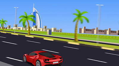 Animation Designed for Dating App - UAE 2d 3d advertisement after effects animation design illustration motion graphics rigging