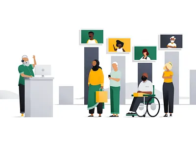 Customer Service adobe illustrator brand illustration figure illustration illustrator marketing illustration person vector vector art