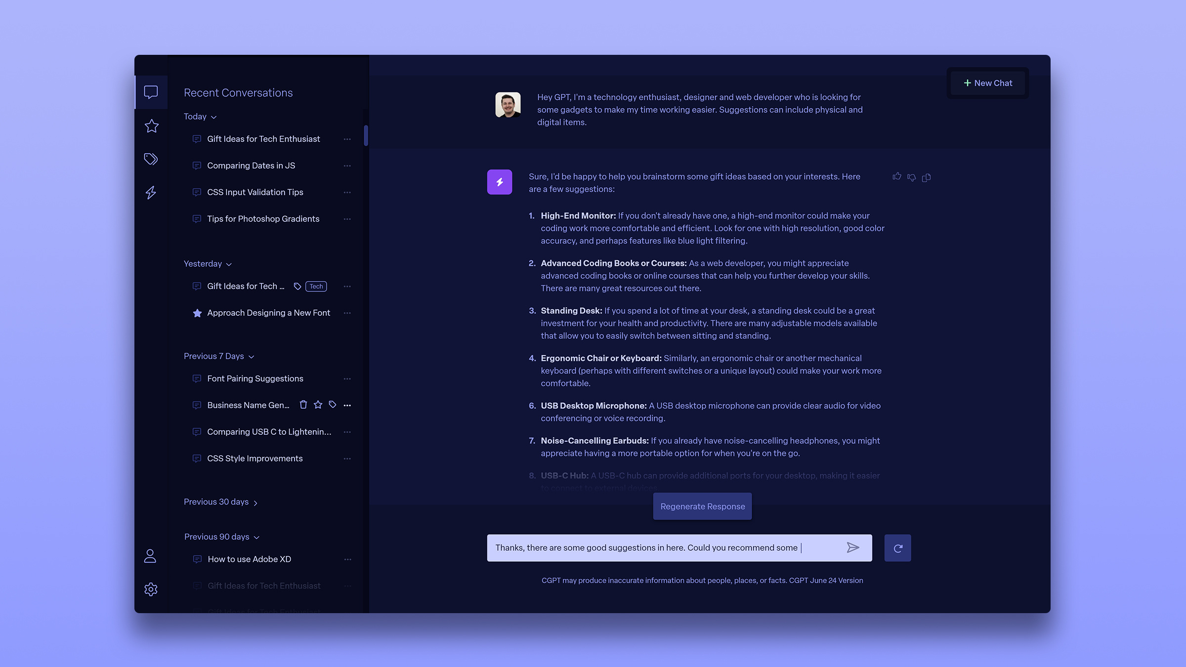 Chat-GPT UI Redesign branding graphic design ui website