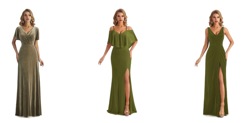 Olive Green Bridesmaid Dress By SEO Sample Links On Dribbble