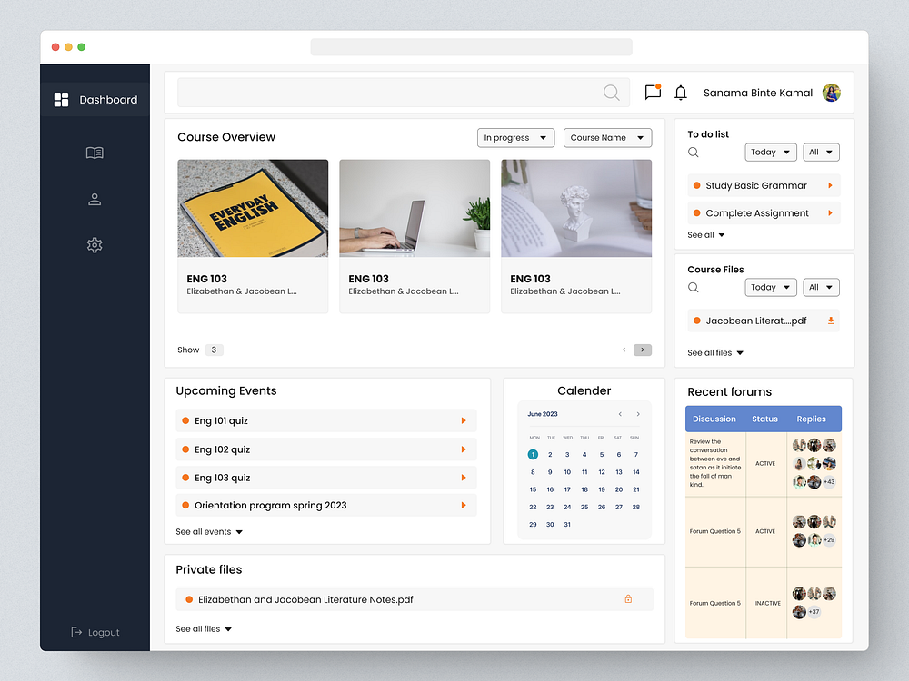 University Dashboard designs, themes, templates and downloadable ...