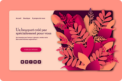 Floral branding design graphic design ui ui дизайн vector