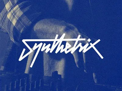 Synthetrix branding design dj handlettering lettering lettermark logo music musicartist typo typography wordmark
