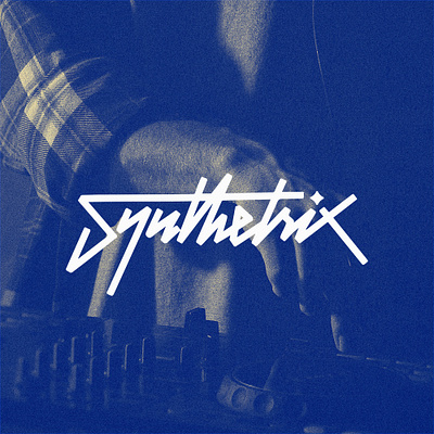 Synthetrix branding design dj handlettering lettering lettermark logo music musicartist typo typography wordmark