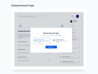 Account info | Account type UX account dashboard account info account page accounts branding creative dashboard design e commrece edit account minimal personal account personal information shopify uxdesign web web design website