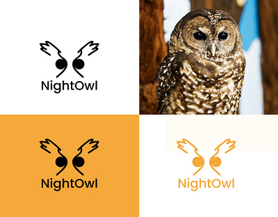 NightOwl - Logo Design (Unused ) abstract app logo best logo brand identity branding creative logo gradient logo logo logo design logofolio owl logo rifat siddiqi vect plus