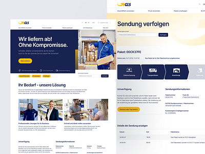 Parcel Company Landing landing page parcel company landing