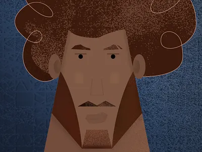 Joe the first guy illustration man potrait vector