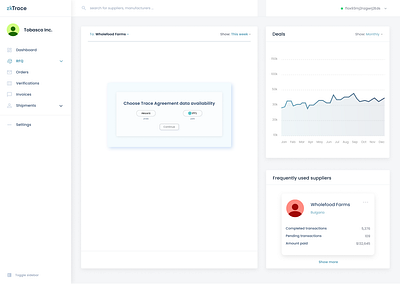 zkTrace: IPFS option blockchain design ui