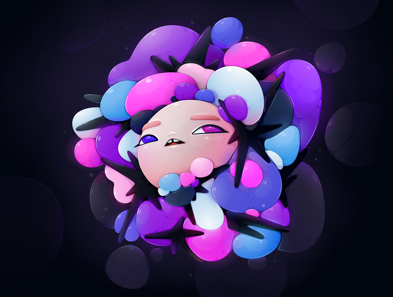 Bubble Queen by Alexandra Zutto on Dribbble