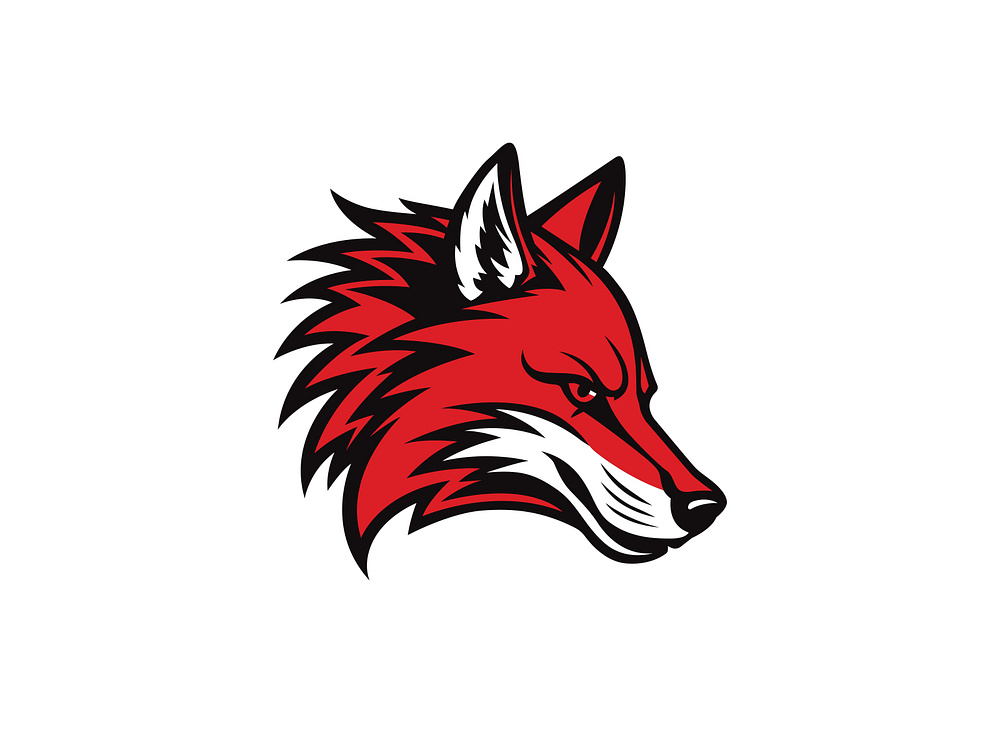 Red Wolf Mascot designs, themes, templates and downloadable graphic