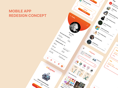 Mobile app redesign concept beginner branding design graphic design illustration logo ui ux web website