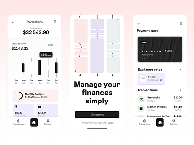 Bank app dailyui design ui