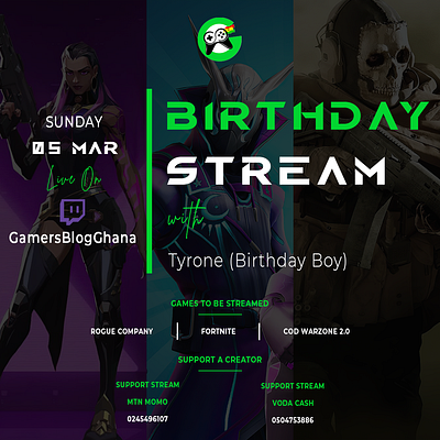 Birthday Stream Design