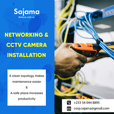 Network and CCTV Camera Installation Design - Sajama IT