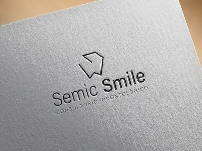 Semic Smile Logo - Case Study illustration logo design