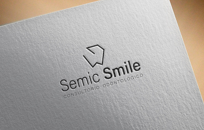 Semic Smile Logo - Case Study illustration logo design