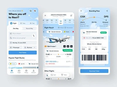 Iber - Flight Booking App air airplane airplane ticket app boarding book booking bookingapp design flight mobile online booking pass plane ticket transport travel agency ui uiux ux