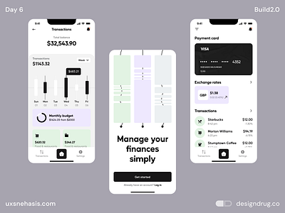 Banking App UI - Build2.0 by Snehasis