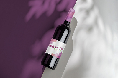 Natural Wine Branding and Label Concept branding design design concept graphic design illustration label logo packaging typography wine wine label
