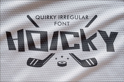Quirky Irregular Font - Hoicky clean font