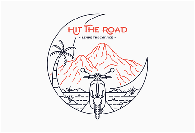 Hit The Road 2 adventure bike biker classic italy lambretta motorbike motorcycle mountain nature piaggio retro rider scooter transportation travel trip vehicle vespa vintage