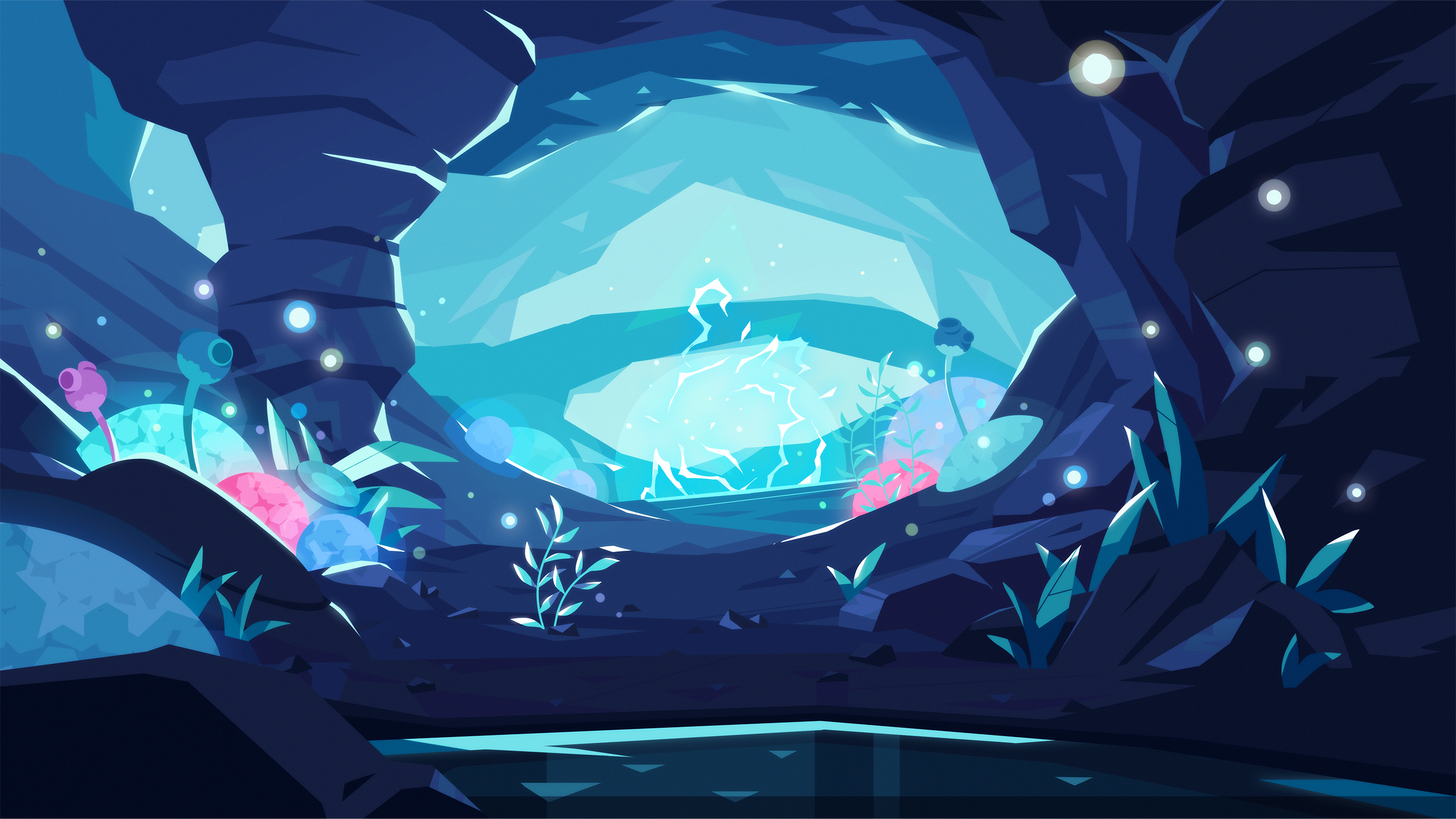 FFXIV Online: Starter Guide Series Illustrations animation design environment fantasy game illustration landscape space styleframe