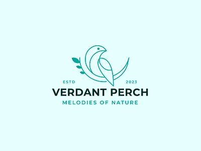 Verdant Perch Logo badge logo brand identity branding design graphic design identity design logo logo brand logo branding logo concept logo design logo designer logo for sale logo identity logo inspiration logo portfolio visual design visual identity