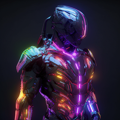 【申焯栢ai設計作品】cyberpunk armour suit v1 ai ai art design midjourney 申焯栢