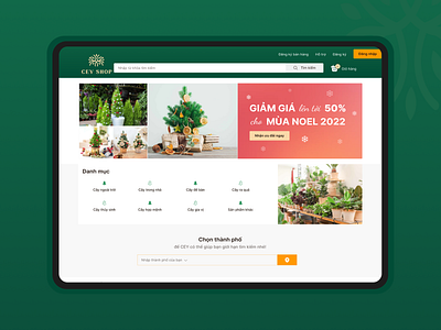 CEY store - Plant WebSite Design design ui uidesign uiux ux