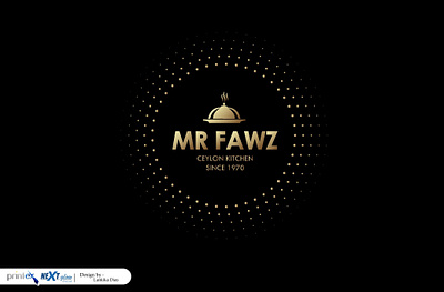 Mr Fawz Restaurant Logo with Outputs graphic design logo