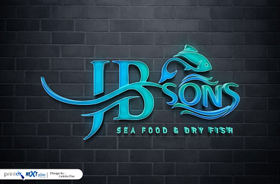 JB Sons Logo with outputs graphic design logo