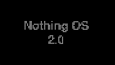 Nothing Phone's Nothing OS 2.0 teaser (concept) android android 14 design lottie nothing nothing os nothing phone nothing phone 2