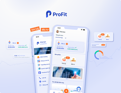 ProFit App - an extremely easy, safe to use and profit design ui uidesign uiux ux